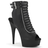 6" Heel DELIGHT-600-18 Black Pu